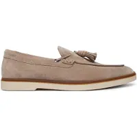 BOSS Loafer aus Veloursleder mit Quasten Grösse 44