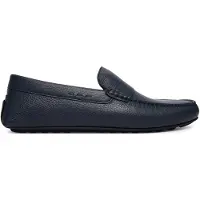 BOSS Loafer aus gewalktem Leder mit Profilsohle Grösse 41