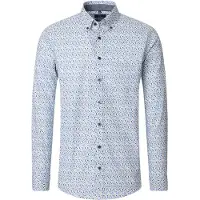Casa Moda Langarmhemd "Freizeithemd Langarm Print"