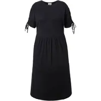 Ulla Popken Midikleid in schwarz | Gr.: 46-48