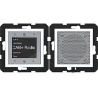 Hager WAN6110WM Radio Touch UP DAB+, Bluetooth mit Lautsprecher, A.x/C.x, lichtweiß matt