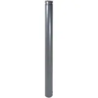 SCHAKE Absperrstilpfosten Typ 464B, ortsfest, zum Einbetonieren, Ø 60mm + Zierkappe, beschichtet