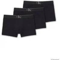 Calvin Klein Lv00nb4472 Trunk Boxershorts 3 Einheiten