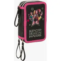 K POP Demon Hunters K-pop Demon Hunters Energy Mäppchen Schwarz Mann Schwarz One Size