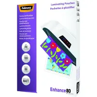 Fellowes Laminierhüllen Enhance Mat 80 mic A4 (100 Stück)