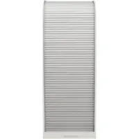 58 aufm Kessel JALOUSIESCHRANK Eadith 69 x 44 x 192 Rollladenschrank Weiß Matt Lack/Weiß