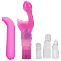 California exotic novelties Toy-Kit 'G-Spot' | inkl. Massagegerät, 3 Massagehülsen, Schmetterlingskuss California Exotics 1 St Vibrator