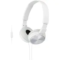 Sony MDR-ZX310AP, Kabelgebunden, 10 - 24000 Hz, Anrufe/Musik, 125 g, Kopfhörer, Weiß