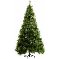 HOMCOM Künstlicher Weihnachtsbaum 2,1 m Christbaum authentisch 505 Äste PET