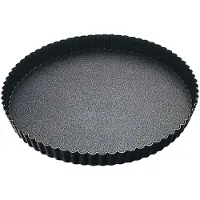 Gobel - Tortenform, rund, geriffelt - antihaftbeschichtet - fester Boden - Ø 26/24 cm H 2,5 cm - 226332