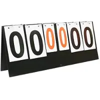 Softee Deluxe Punktezähler Schwarz 50 x 21 x 2 cm Schwarz 50 x 21 x 2 cm