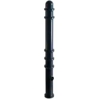 SCHAKE Absperrstilpfosten Typ 479PB, ortsfest, Ø 76mm + Zierringen, beschichtet,