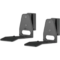 Goobay Lautsprecher-Wandhalterung Modern Era 3 Flex, schwarz - 2 Stück, kompatibel mit dem Sonos Era 300, sichere und dezente Lautsprecherhalterung