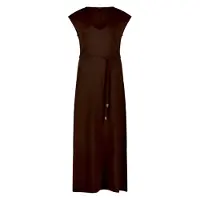 Zero Maxikleid mit Gürtel in Chocolate Plum | Gr.: 44