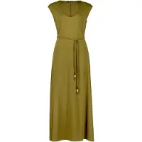 Zero Maxikleid mit Gürtel in Fir Green | Gr.: 42