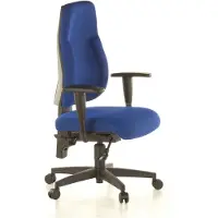 Topstar LADY SITNESS C AL.K2 - Profi Bürostuhl Blau Stoff