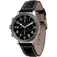 Zeno-Watch Basel Zeno-Watch - Armbanduhr - Herren - NC Pilot Chrono Lefthander 9557TVD-Left-a1