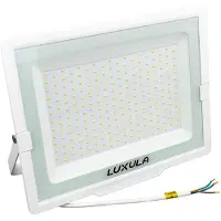 Luxula LED Fluter 200 W 3000 K warmweiß weiß IP65