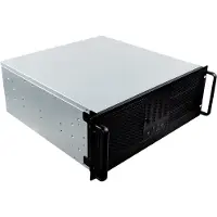 UNYKAch 4U 19″ UK 4329 USB Type C, Rack, Server, Schwarz, Silber, ATX, SGCC, 4U