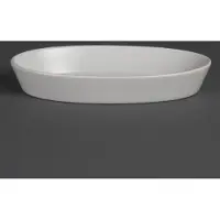Olympia Whiteware ovale Auflaufformen 19,5 x 11cm