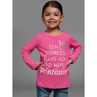 Kidsworld Langarmshirt in pink | Gr.: 116/122