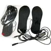 INF Beheizte Einlegesohlen mit Temperaturregelung Black 40-46