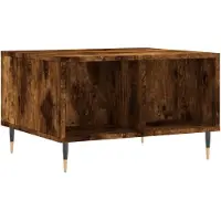 vidaXL Couchtisch Räuchereiche 60x50x36,5 cm Holzwerkstoff