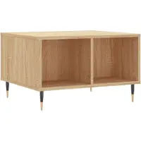 vidaXL Couchtisch Sonoma-Eiche 60x50x36,5 cm Holzwerkstoff