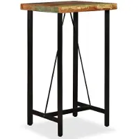 vidaXL Bartisch Altholz Massiv 60x60x107 cm