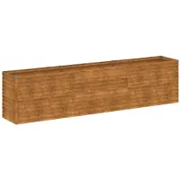 vidaXL Garten-Hochbeet 291 x 50 x 69 cm Cortenstahl