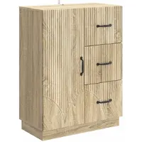 vidaXL Sideboard Sonoma-Eiche 66 x 34,5 x 87 cm Holzwerkstoff