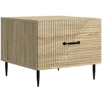 vidaXL Couchtisch Sonoma-Eiche 49 x 50 x 40 cm Holzwerkstoff