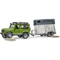 BRUDER Land Rover Defender Sw Pferdetransport