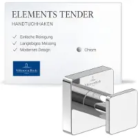 Villeroy & Boch Elements - Striking Handtuchhaken, 45 x 44 x 45 mm