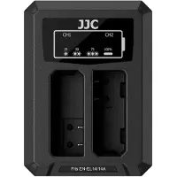 JJC Nikon DCH-EL14TC USB-C Dual-Akkuladegerät (für Nikon EN-EL14/EN-EL14A)