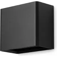 Luxula Akku Wandleuchte schwarz, Bewegungssensor, Up/Down, CCT