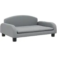 vidaXL Kindersofa Hellgrau 70x45x30 cm Stoff