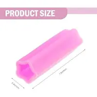 Markenlos 6 Silikon-Scheren- und Pinzettenschutzhüllen, rutschfest und flexibel, für Maniküre und Nagelpflege, Farbe zufällig