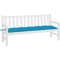 vidaXL Gartenbank-Auflage Hellblau 180x50x7 cm Oxford-Gewebe