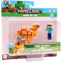 Minecraft Figuren - 3D-Aufziehspielzeug - 2er-Pack - Gemischt - - One Size - Spielzeugfiguren