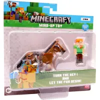 Minecraft Figuren - 3D-Aufziehspielzeug - 2er-Pack - Gemischt - - One Size - Spielzeugfiguren
