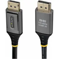 StarTech.com .com DP21V-150C-DP80-CBL, 1,5 m, DisplayPort, DisplayPort, Mâle, Mâle, 15360 x 8640 pixels