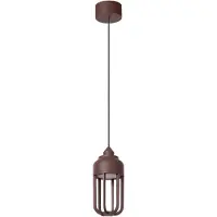 Lucide Pendellampe Wells Rostbraun