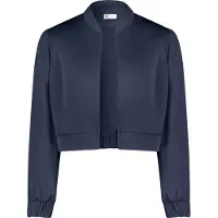 Vera Mont Satin Jacke Modell 8541, Größe 36, verschlusslos, 48 cm Gesamtlänge