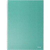Esselte Notesbog Ess Colour'Breeze A4 linj. gr?n - (4 stk.)