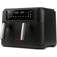 Girmi FG26 Ecofrit Bis -Heißluftfritteuse mit Doppelkorb und digitaler Anzeige 9 L