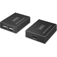 Digitus USB 2.0 CAT Extender, 4 Port USB-A, 150m