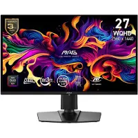 MSI MAG 274QP QD-OLED X24, 67,3 cm (26.5"), 2560 x 1440 Pixel, Wide Quad HD, QD-OLED, 0,03 ms, Schwarz