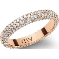 Daniel Wellington Shimmering Bronze Ring with Pavé Crystals DW0040062 - Circuit: 62 mm