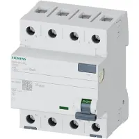 Siemens 5SV33446KL 5SV3344-6KL FI-Schutzschalter A 4polig 40 A 0.03 A 400 V, 10 A, IP20